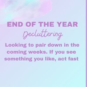 End of the Year Decluttering Sign
